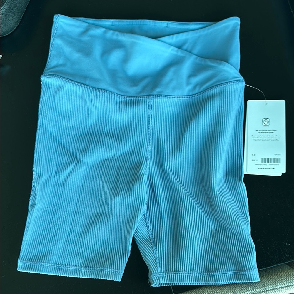 Blue Women's Athleta Bike Shorts NWT size small